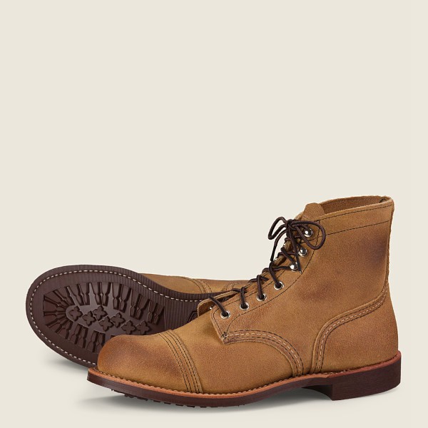 Red Wing Heritage Boots Iron Ranger - 6-Inch Muleskinner Læder - Khaki - Herre 3054-IVYNZ